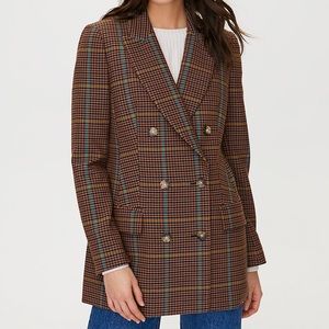 Aritzia Plaid Blazer